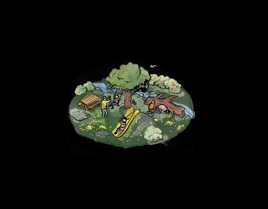 Spielplatz Illustration