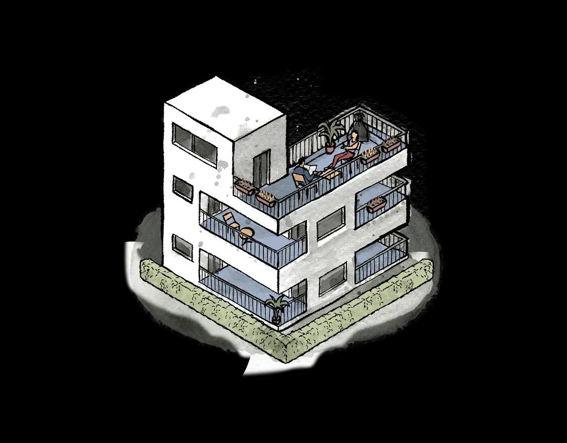 Mieter Illustration