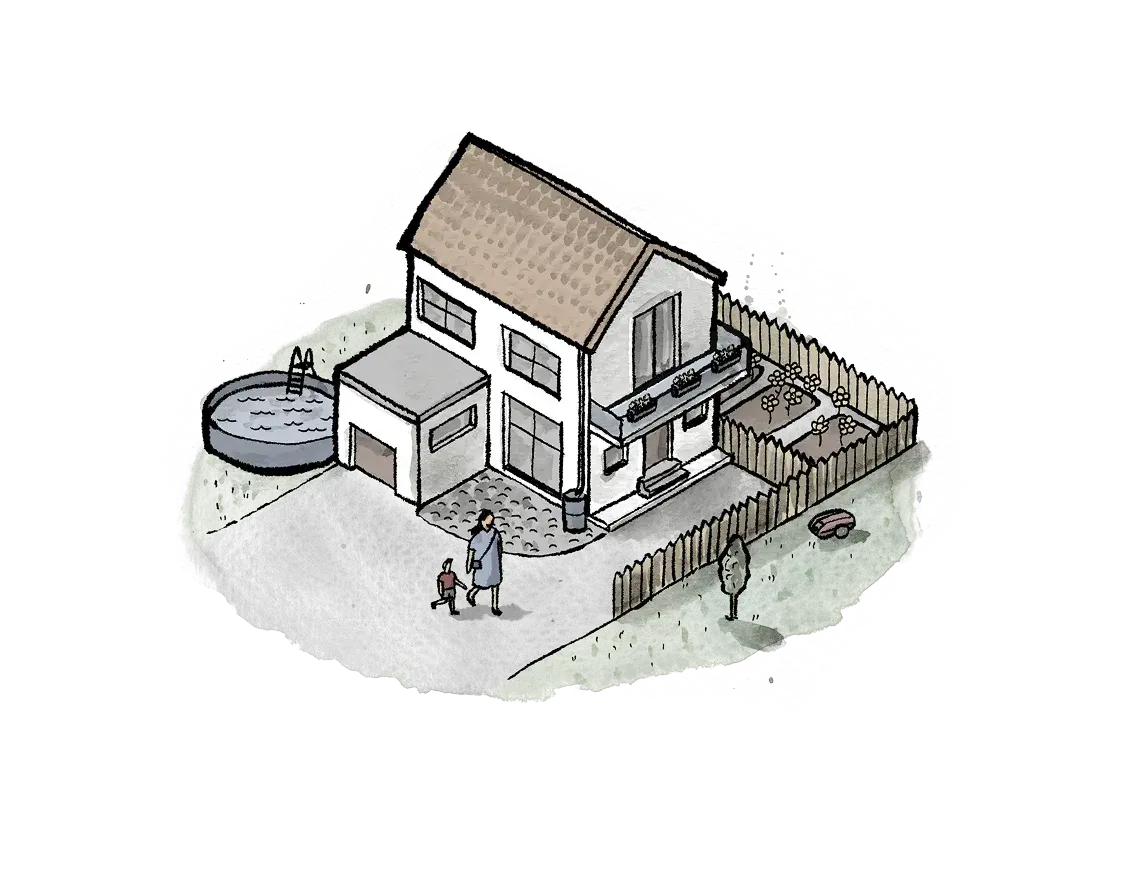 Eigentümer Illustration
